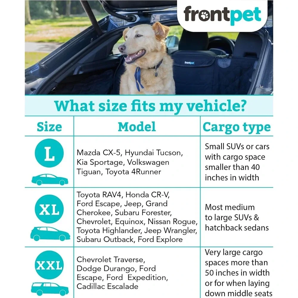 SUV Cargo Liner for Dogs - Water-Resistant Large (35